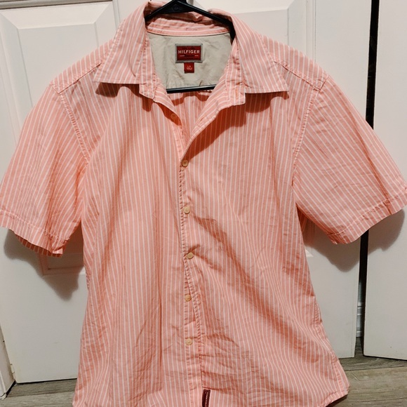 🍊🌷 tommy hilfiger stripped button down top 🌷🍊 - Picture 2 of 6